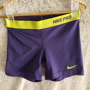 Used Sz M Nike Pro Spandex Shorts
